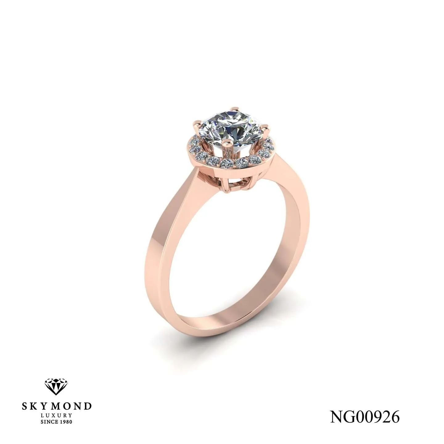 Nhẫn Nữ Vàng Hồng (14k, 18k) - Thiết Kế Đẹp NG00926