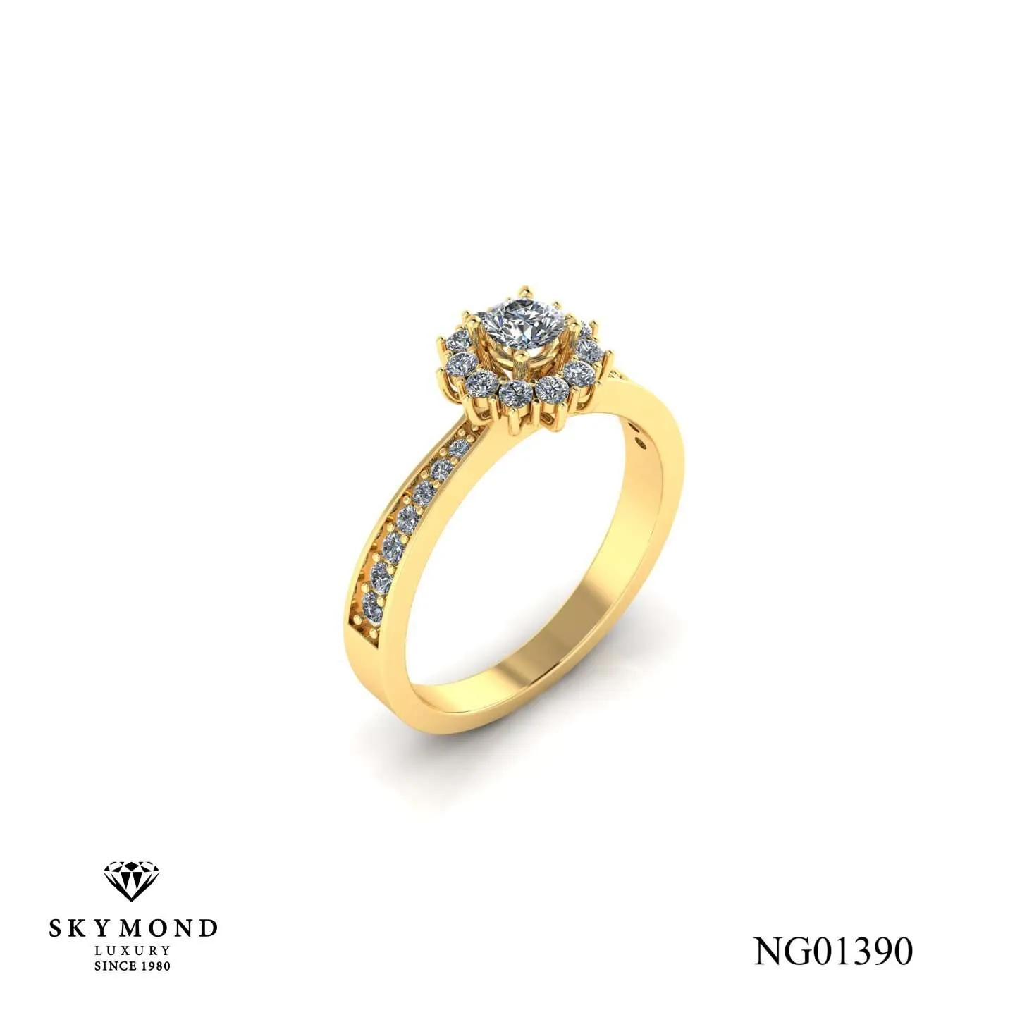 Nhẫn Nữ Vàng Vàng (14k, 18k) - Thiết Kế Đẹp NG01390