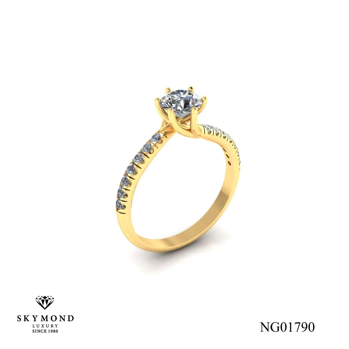 Nhẫn Nữ Vàng Vàng  (14k, 18k) - Thiết Kế Đẹp NG01790