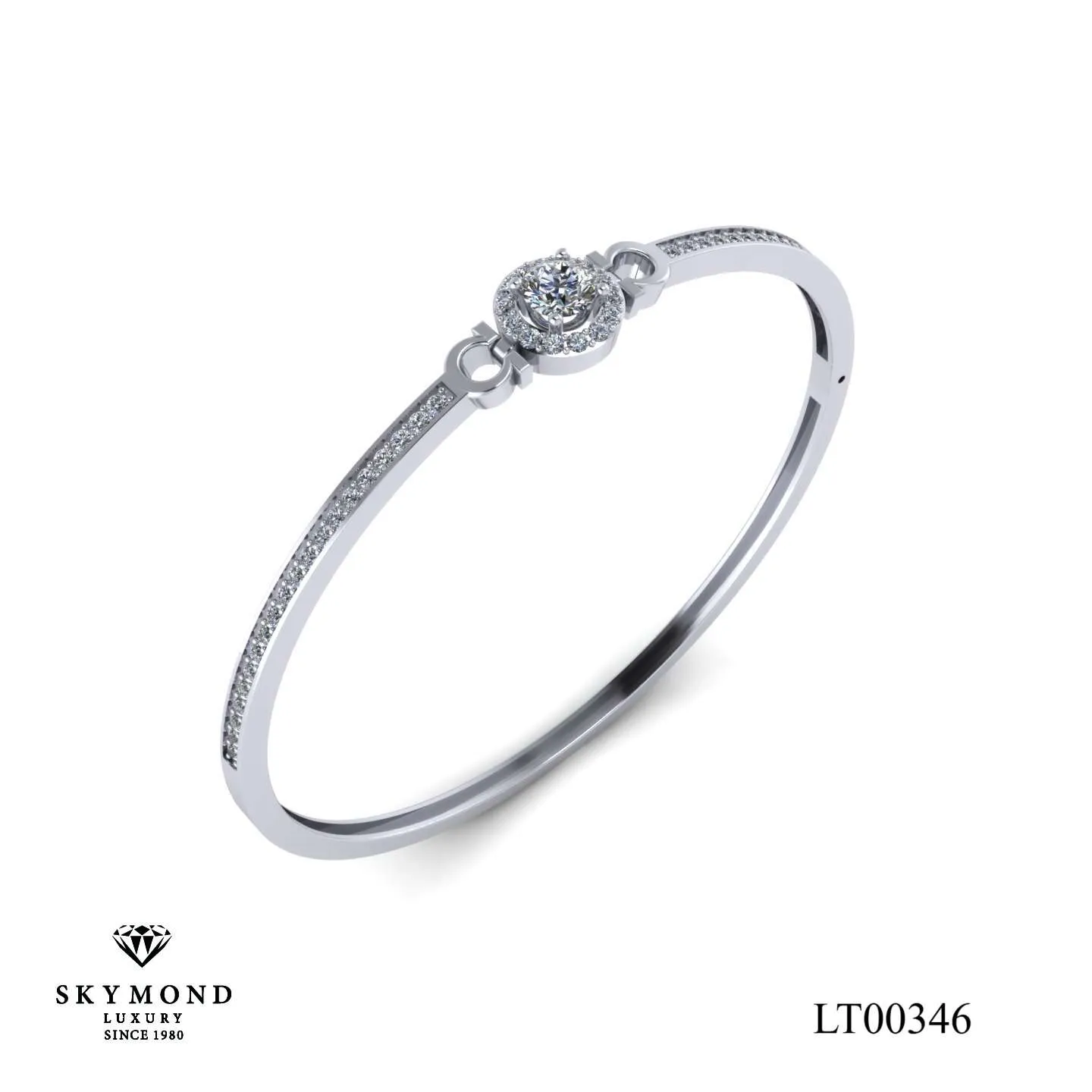 Lắc Tay Kim Cương Thiết Kế Đẹp LT00346