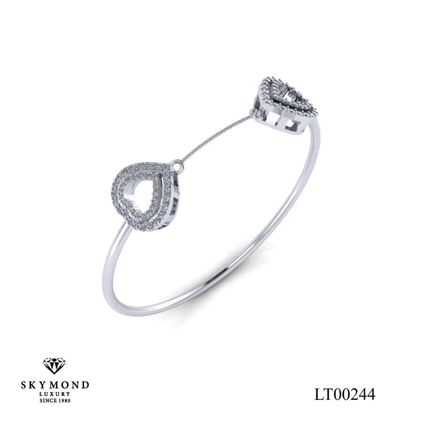 Lắc Tay Kim Cương Thiết Kế Đẹp LT00244
