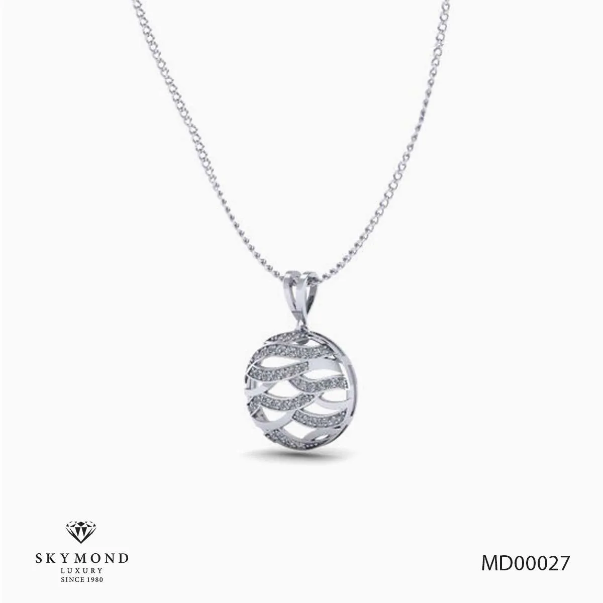 Mặt Dây Platin - Bạch Kim Thiết Kế Đẹp MD00027