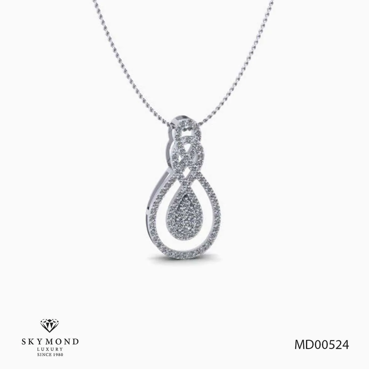 Mặt Dây Platin - Bạch Kim Thiết Kế Đẹp MD00524