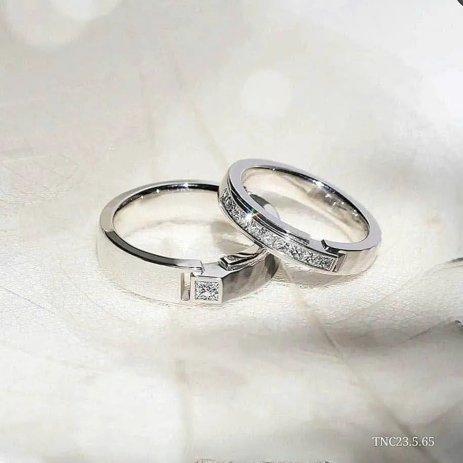 mẫu nhẫn cưới platin