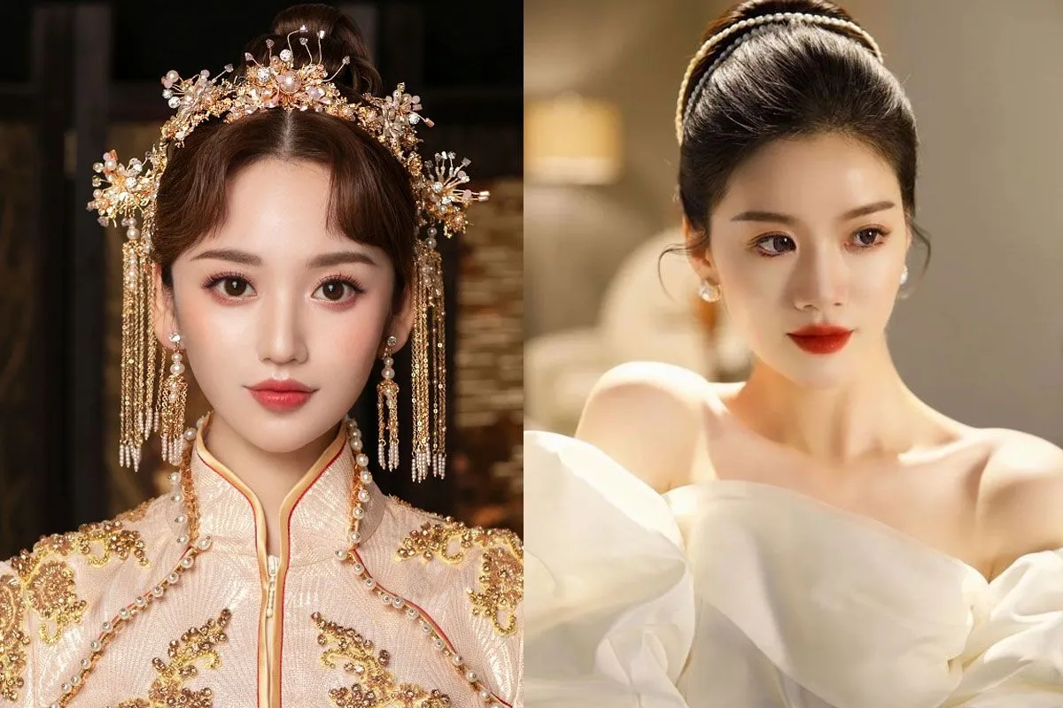 Makeup xu hướng cô dâu Trung Hoa
