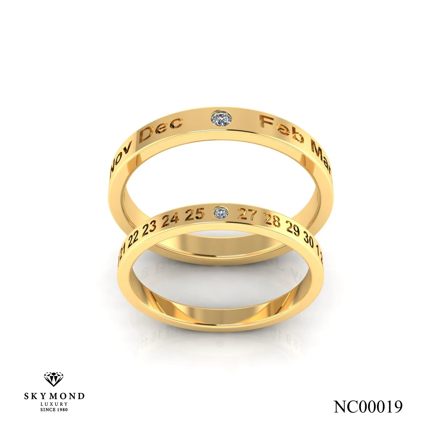 Nhẫn Cưới Vàng Vàng