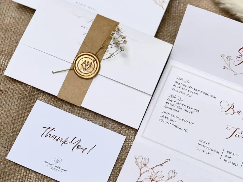 Bí quyết thiết kế thiệp cưới không thể bỏ qua