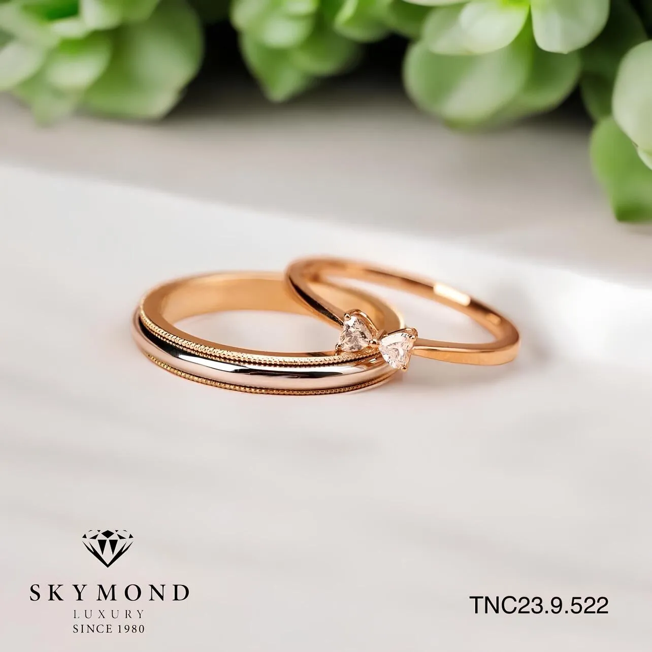 cặp nhẫn cưới skymond