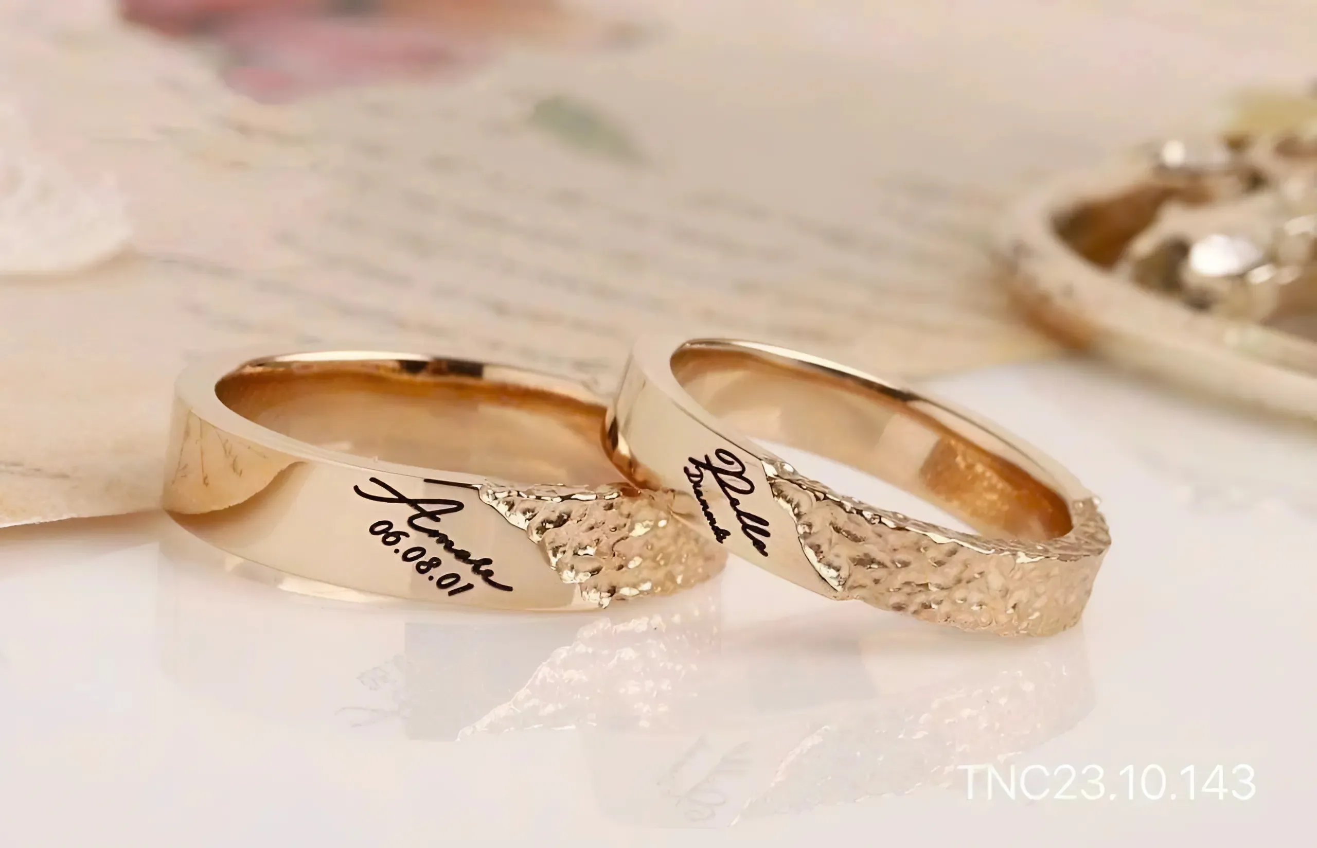 cặp nhẫn cưới skymond