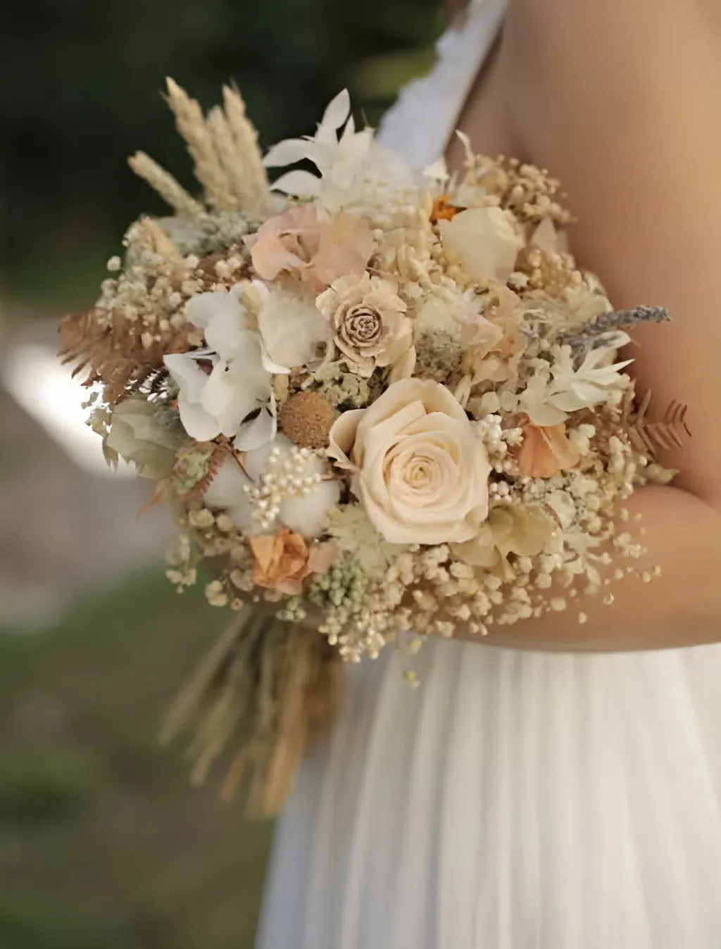 mẫu hoa cưới khô đẹp