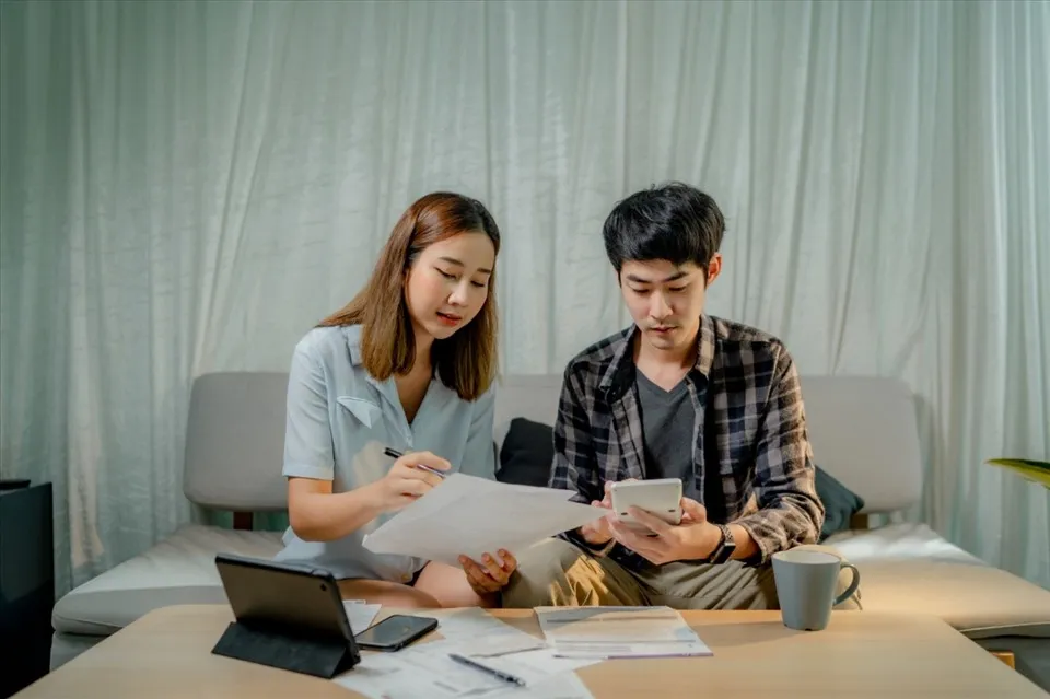 chi tiêu tiền mừng cưới