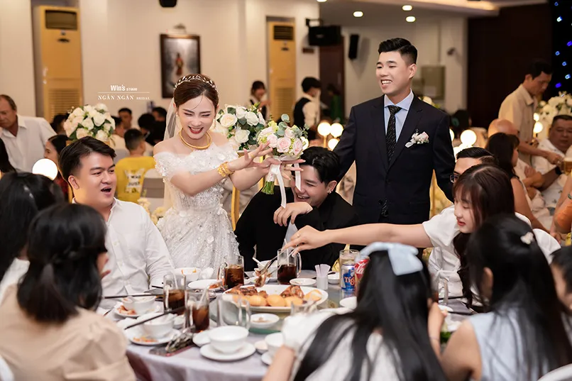 mẫu câu lời cám ơn sau đám cưới