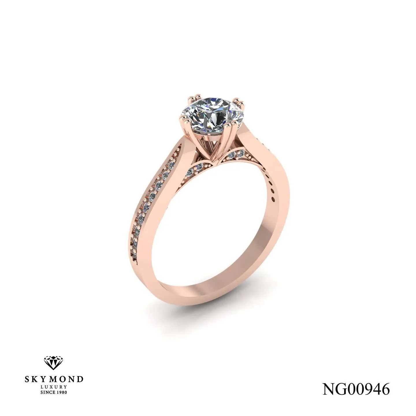 Nhẫn Nữ Vàng Hồng