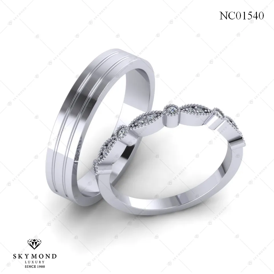 nhẫn cưới platin