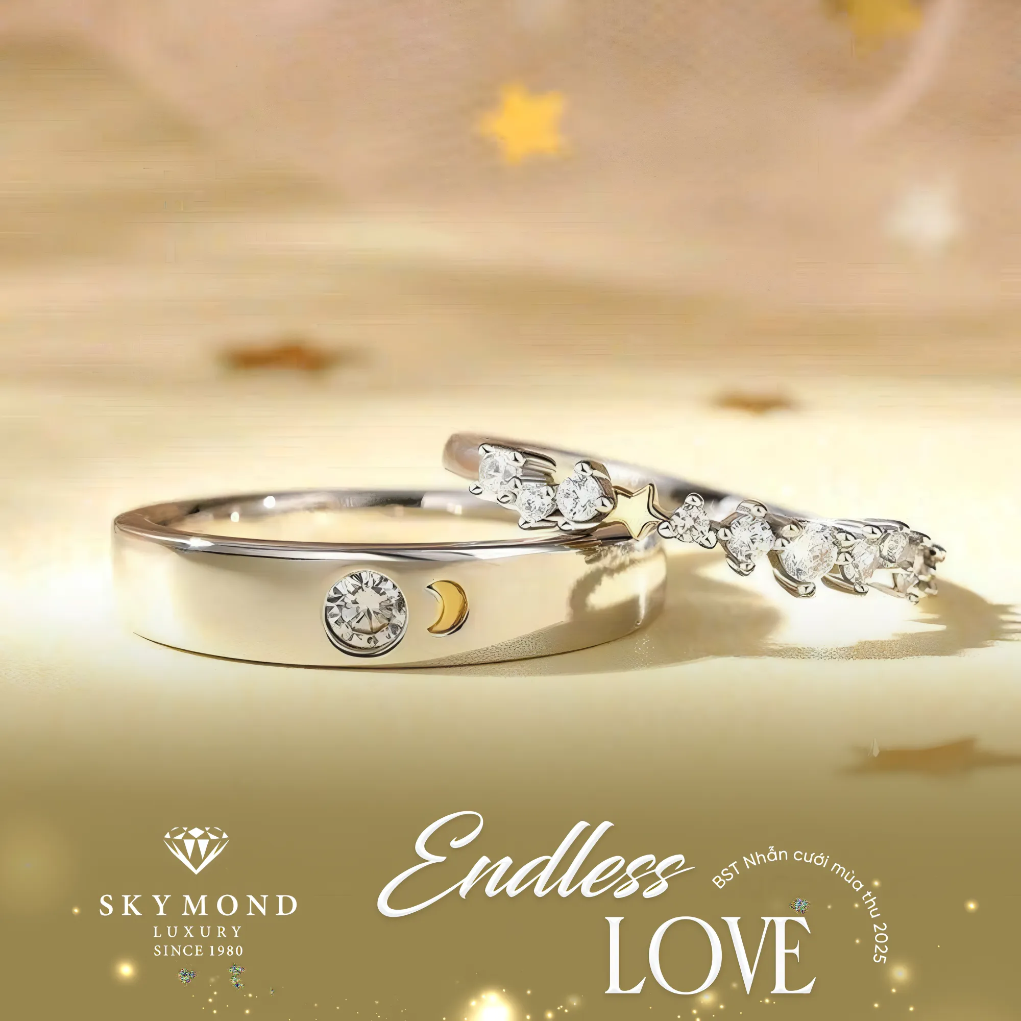 nhẫn cưới hiện đại