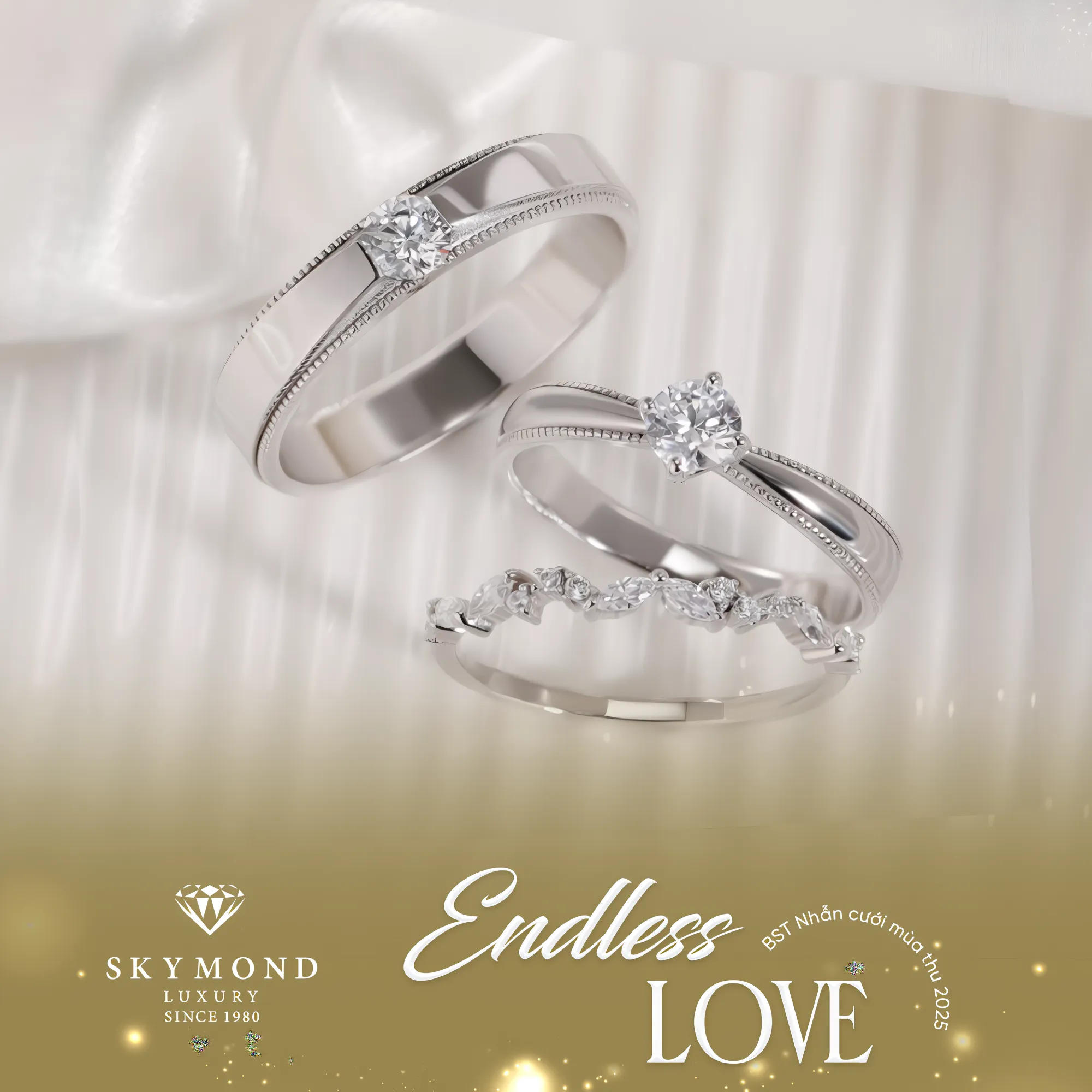 nhẫn cưới bạch kim