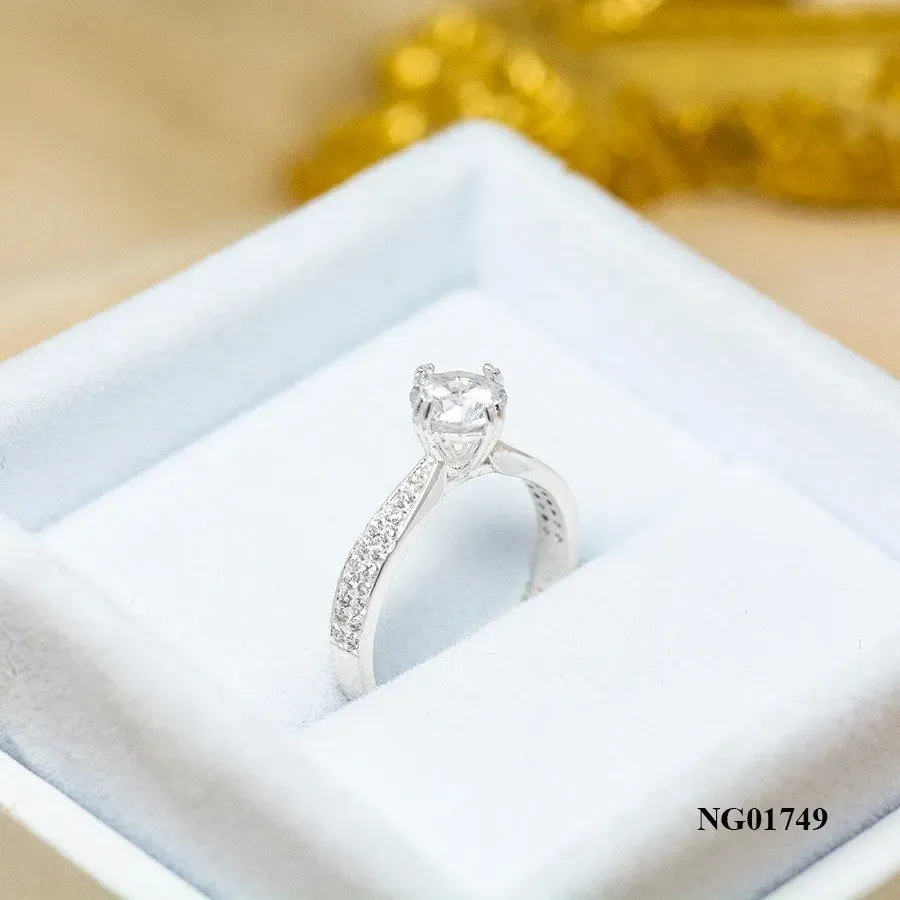 nhẫn cầu hôn bạch kim