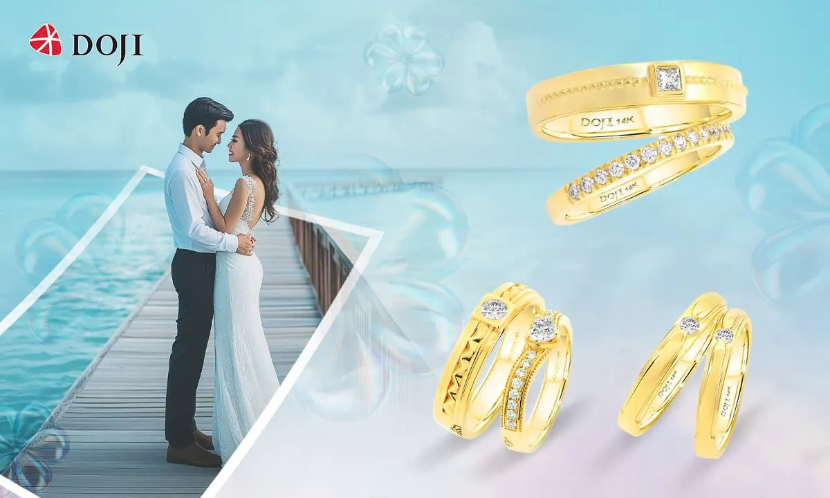 nhẫn cưới doji