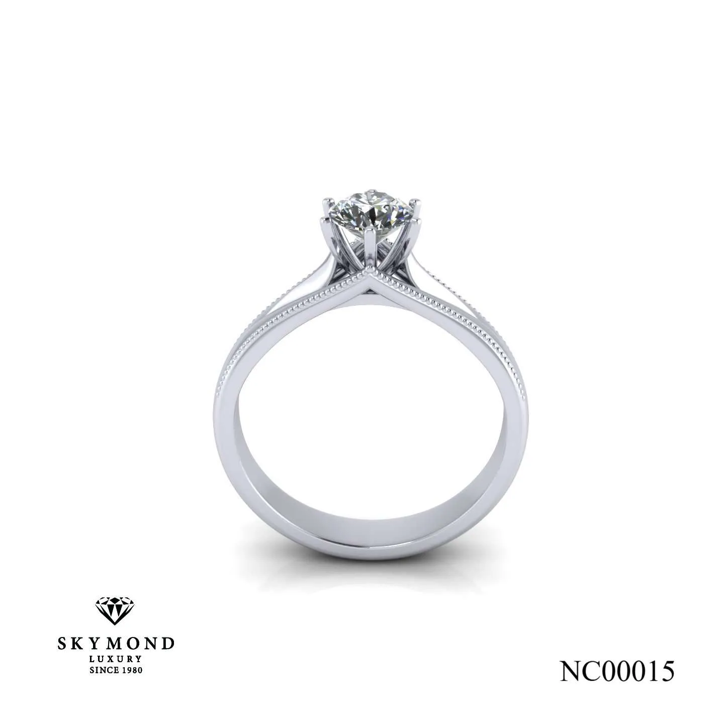 nhẫn nữ bạc gmond