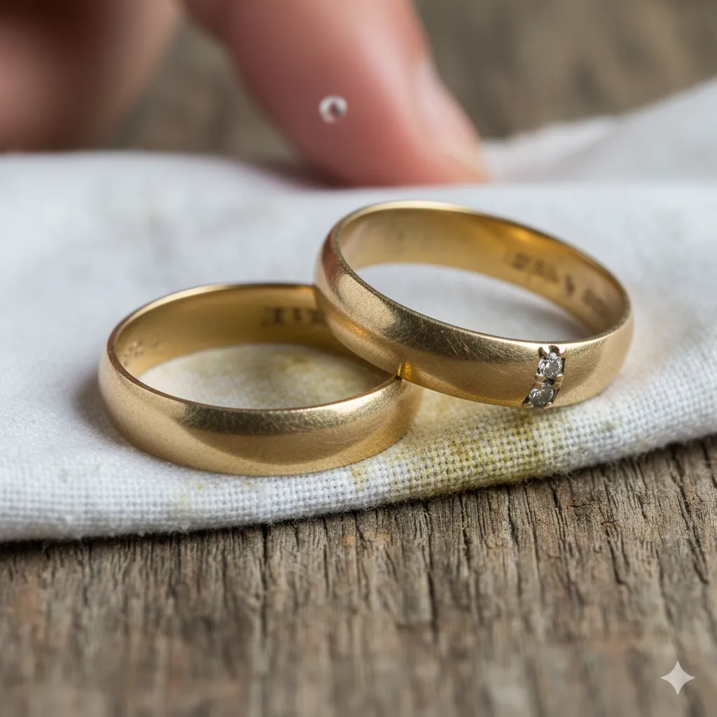 nhẫn cưới v&agrave;ng 10k