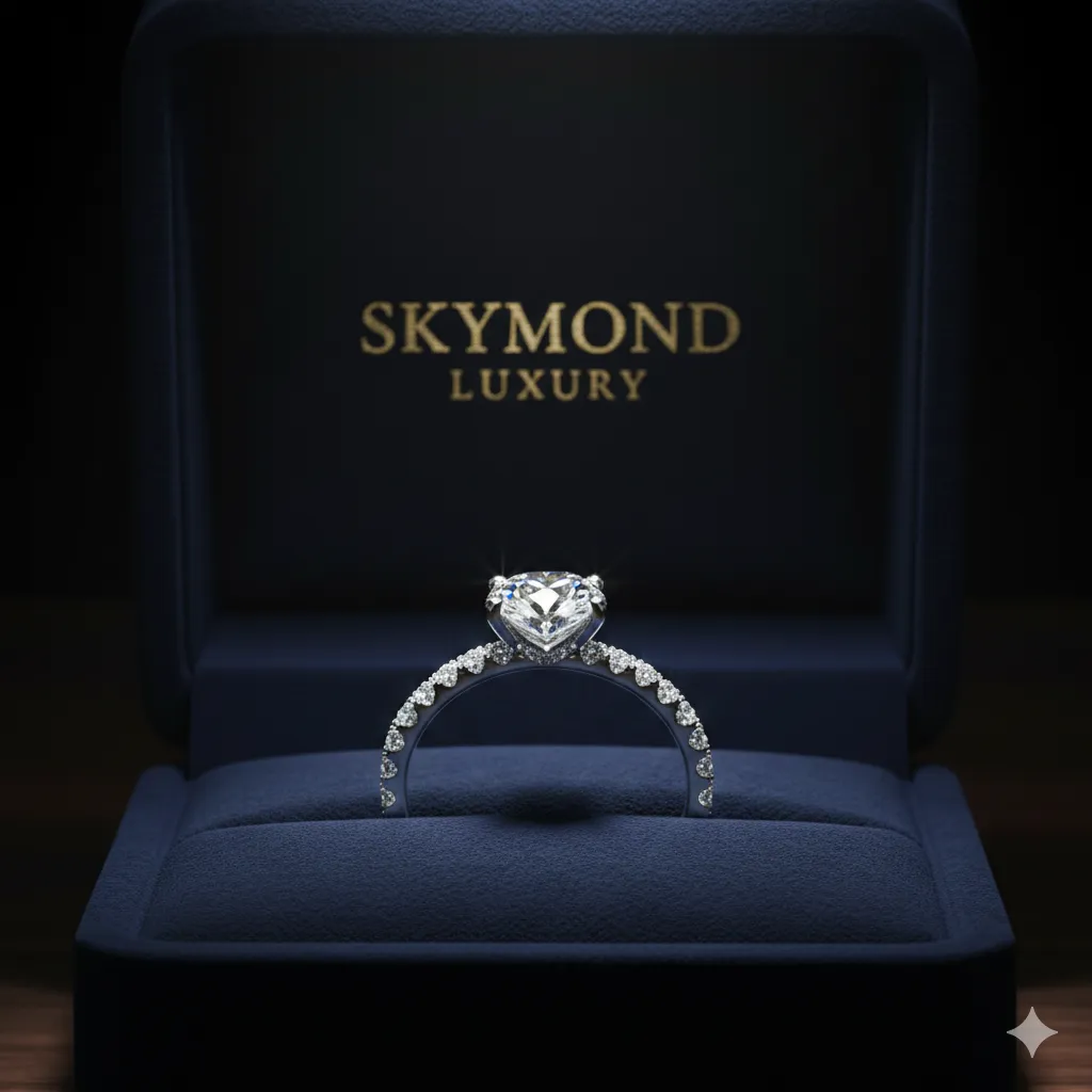 mẫu nhẫn cưới halo