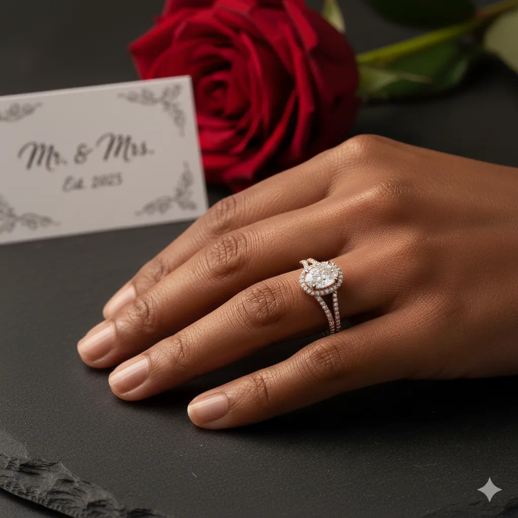 10 mẫu nhẫn cưới đẹp nhất cho cô dâu có làn da ngăm