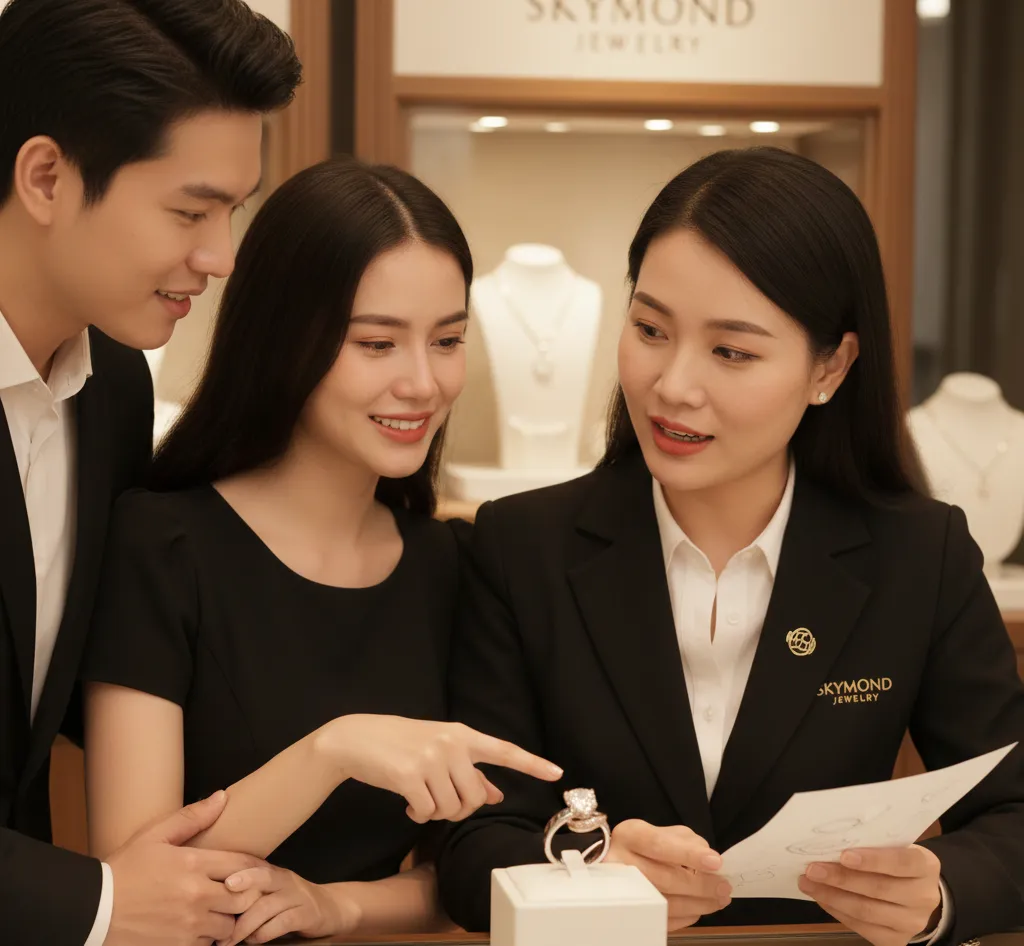 Nhẫn cưới tự thiết kế – Những điều mà bạn nên biết