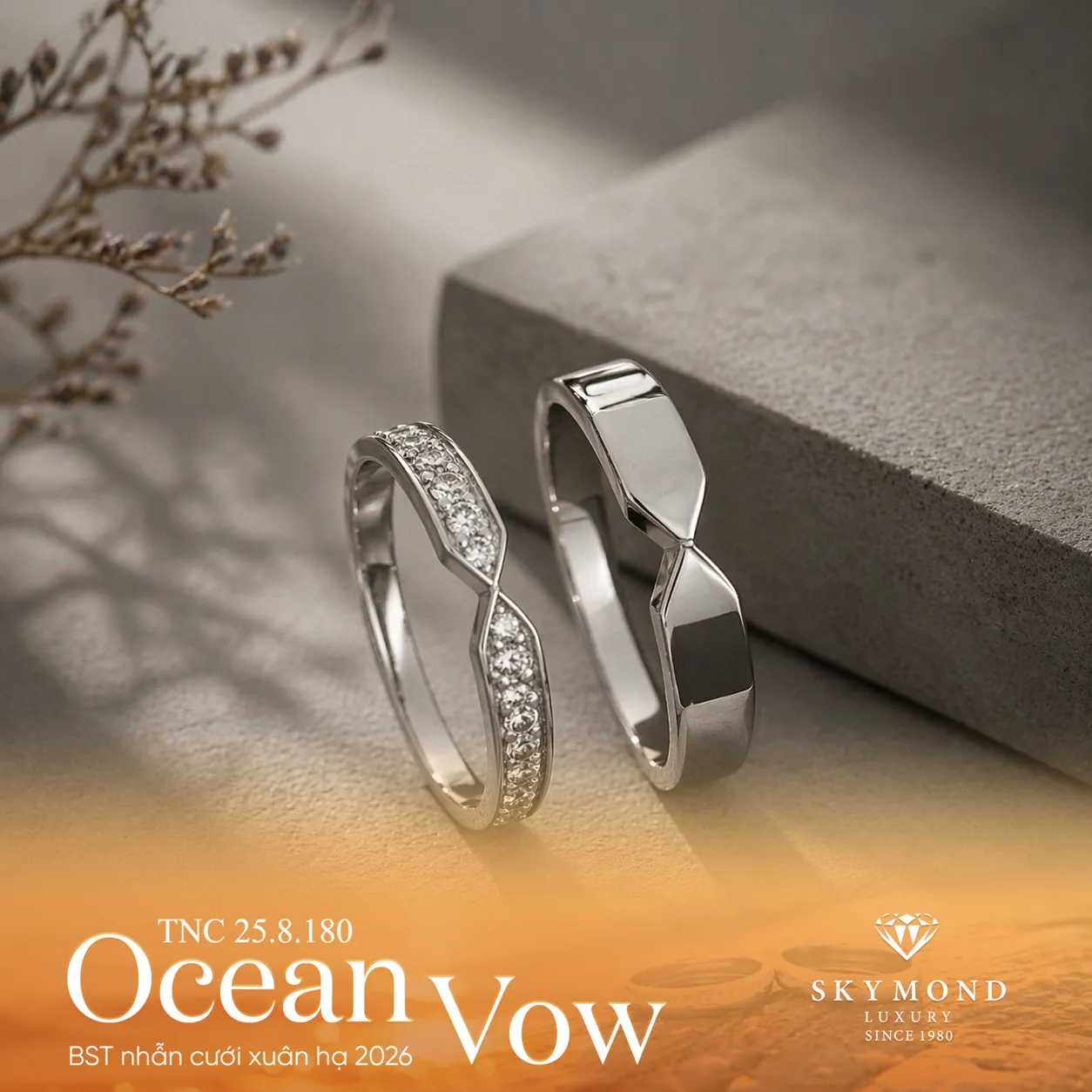 Tại sao nhẫn cưới "Ocean Vow" lại là liệu pháp tâm lý cho một hôn nhân bền vững?