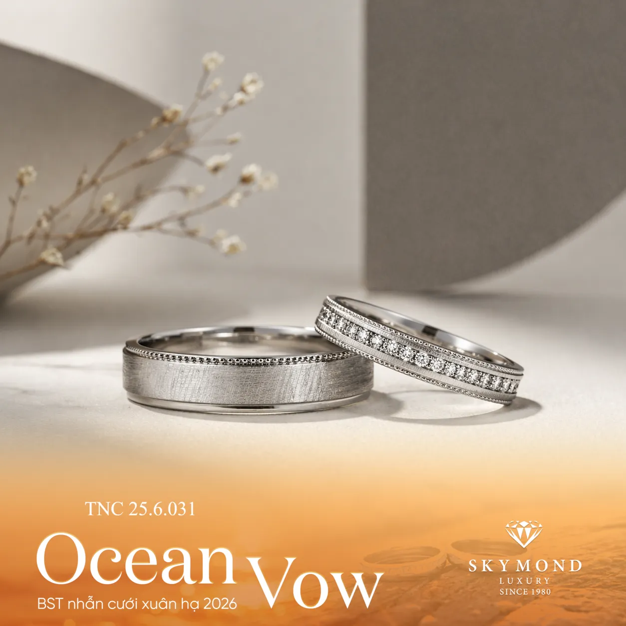 Bật mí nguồn cảm hứng BST Nhẫn cưới Ocean Vow